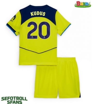 Tottenham Hotspur Mohammed Kudus #20 Tredjeställ Barn 2025-26 Kortärmad (+ Korta byxor)